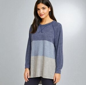 NWOT Sherosa  Colorblock Super Soft Long sleeve Top